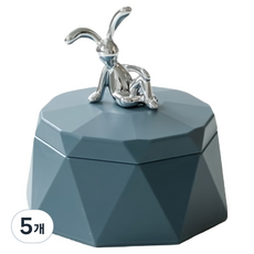 캐시리치 뚜껑있는 냄새차단 재떨이 12 x 12.3 cm, 타입2, 5개