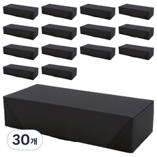 瑪德蓮盒 M, 30個, 黑色