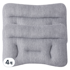 그랜레스트 편안한 3D 수면 경추베개, Gray, 4개