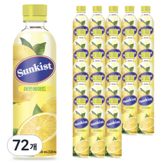 썬키스트 레몬에이드, 500ml, 72개