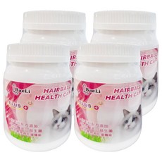 baelLi百粒 高纖貓草益生菌粉 50克/罐 台灣產, 排毛, 50g, 4罐