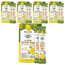 뉴트리디데이 리얼 유기농 올리브레몬 샷 100% 14p, 280ml, 5개