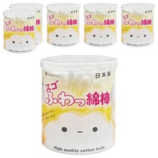 SANYO 山洋 超柔軟清潔棉花棒 Set, 日本原裝進口, 特殊超柔雙頭棉花棒, 110支, 6罐