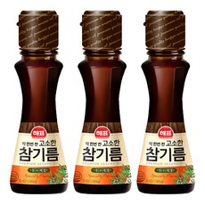 Haepyo 香醇芝麻香油, 55ml, 3瓶