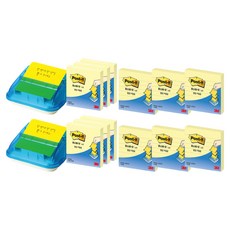 3M 便利貼彈出式分配器 C-4214 + 彈出式筆芯 KR330 3p 套裝, 黃線（彈出式筆芯）, 2組