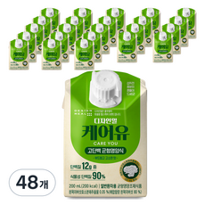 디자인밀 케어유 고단백 균형영양식, 48개, 200ml