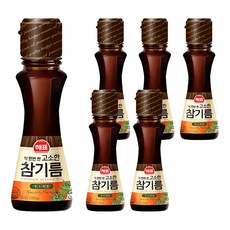 해표 고소한 참기름, 55ml, 6개