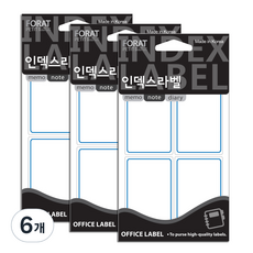 Petit 索引標籤 一般標籤紙 20-206B 18張, 6個