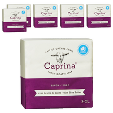 카프리나 비누 시어버터, 90g, 6개입
