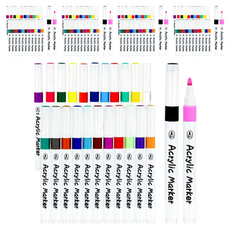 베르니아트 아크릴 마카펜 세트, 24색, 5세트