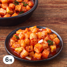 콕집어콕 콕 깍두기, 1.5kg, 6개