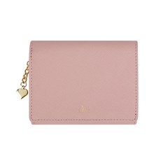 clue 愛心鑰匙圈牛皮短夾