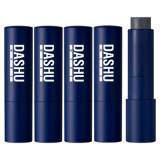 DASHU 男士水潤變色護唇膏, 紅色, 4入