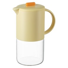 PINMOO 品沐 澄夏玻璃冷水壺, 1個, 1500ml, 黄色