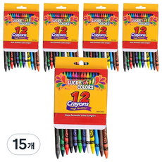 루나그린 다양한 크레파스, 15개, 12색