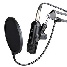 nutz 有線多合一專業廣播用麥克風 黑色, NM100