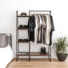 IRIS OHYAMA 愛麗思歐雅瑪 優質現代層板吊衣架 PI-B3, 黑色