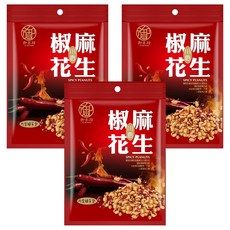 御禾坊 川香椒麻花生 3入-台灣花生 青花椒 大紅袍花椒 香麻辣味, 120g