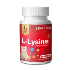 웁스 반려동물 플러스 영양제, 100g, 엘라이신, 1개