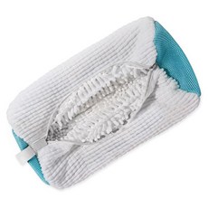 PDS리빙 세척 솔이 긴 고급형 운동화 세탁망, 화이트, 1개