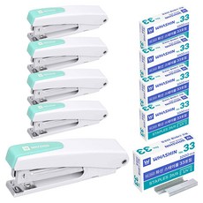 Hwashin Power 135Q 訂書機 + No.33 時針, 隨機出貨, 5套