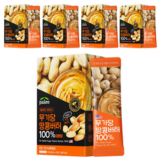 팔레오 무가당 땅콩버터스틱 100%, 250g, 5개