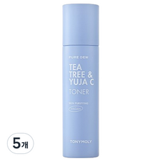 토니모리 퓨어듀 티트리 앤 유자씨 토너, 150ml, 5개