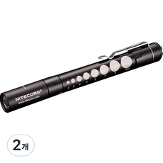 NITECORE 奈特科爾 LED筆燈 黑色, 2個, MT06MD