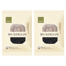 ORGA 玄米國產芝麻最中餅, 2個, 104g