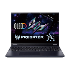 acer 宏碁 Predator 筆記型電腦 16吋 WQXGA 240Hz OLED 鏡面/Ultra 7 255HX/NVIDIA RTX 5060 8G, 黑色, 512GB, 16GB, Windows 11, PHN16S-71-79XM