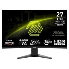 MSI微星 MAG 276CXF 27吋 電競螢幕顯示器 防閃爍減藍光, 1個