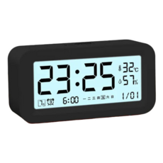 BeOK 起床神器！智能夜光桌面時鐘, 黑色