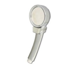 Water More 水摩爾 一鍵止水 增壓spa蓮蓬頭 可拆面板設計 環保節水設計, 銀色, 1個