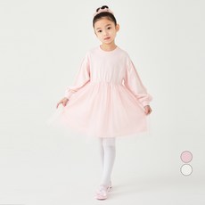 Lolly Tree 女童款泡泡袖連身紗裙