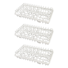 KOKUBO 小久保工業所 洗碗機小件收納籃 日本製造, 白色, 3個, 27 x 38 x 18cm