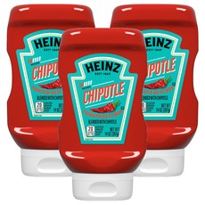 HEINZ 亨氏 奇波雷煙燻辣椒番茄醬, 3個, 397g