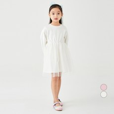Lolly Tree 女童款泡泡袖連身紗裙