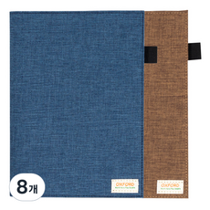 OXFORD 노트커버 패브릭 A5 70매, 랜덤발송, 8개