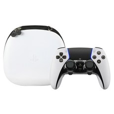 PlayStation SONY 原廠 PS5 DualSense 手把 Edge 無線控制器, CFI-ZCP1G, 白色 + 黑色, 1組
