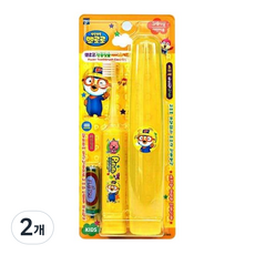 Pororo幼兒用電動牙刷盒組, 黃色的