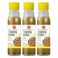 OTTOGI 不倒翁 青醬羅勒沙拉醬, 215g, 3個