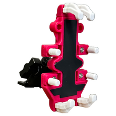 蒼鷹爪型手機架 複合塑膠, 粉紅, 單一商品