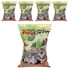 哈樂喵 Hello Cats 環保松木砂, 100%天然松木, 無粉塵, 不黏腳, 20LB, 5包