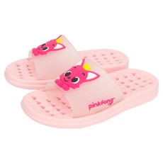 알파슈 핑크퐁 아동 입체욕실화, 핑크, 1개