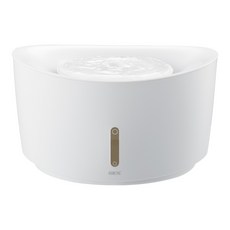 GEX 愛犬視窗型進階板飲水器 低水位自動停止 2.5L 26.5 x 22 x 14.5cm USB電源線長1.2m, 白色, 1盒