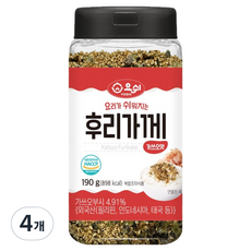 요쉬 후리가께 가쓰오맛, 190g, 4개