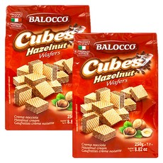 BALOCCO 帕洛克 Cubes迷你榛果威化餅, 250g, 2包