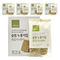 ORGA Slim Nurungji 薯片黑芝麻糙米 10ea, 330g, 5盒