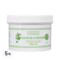 SINSUNHERB 三白草粉末, 60g, 5個
