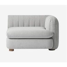 노르딕슬립 소파 1인용 암레스트 좌 방문설치, 라이트그레이